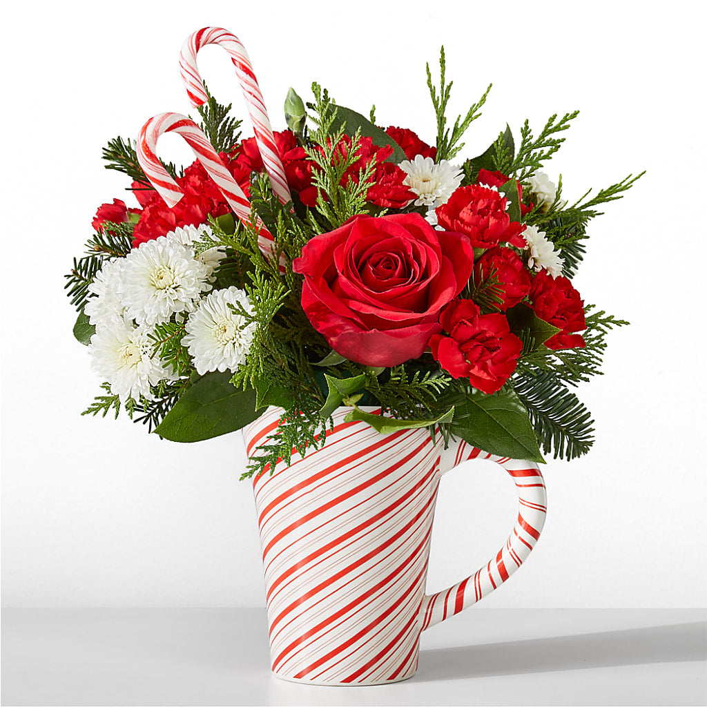 Peppermint Swirl Mug – All About Flowers, Bellingham WA