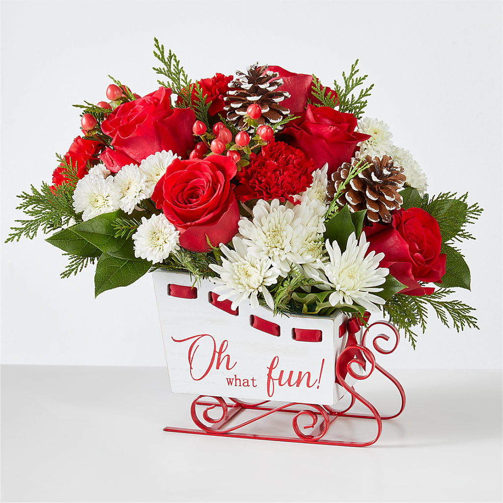 Sleigh Bells Bouquet – All About Flowers, Bellingham WA