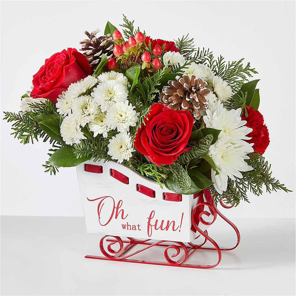 Sleigh Bells Bouquet – All About Flowers, Bellingham WA