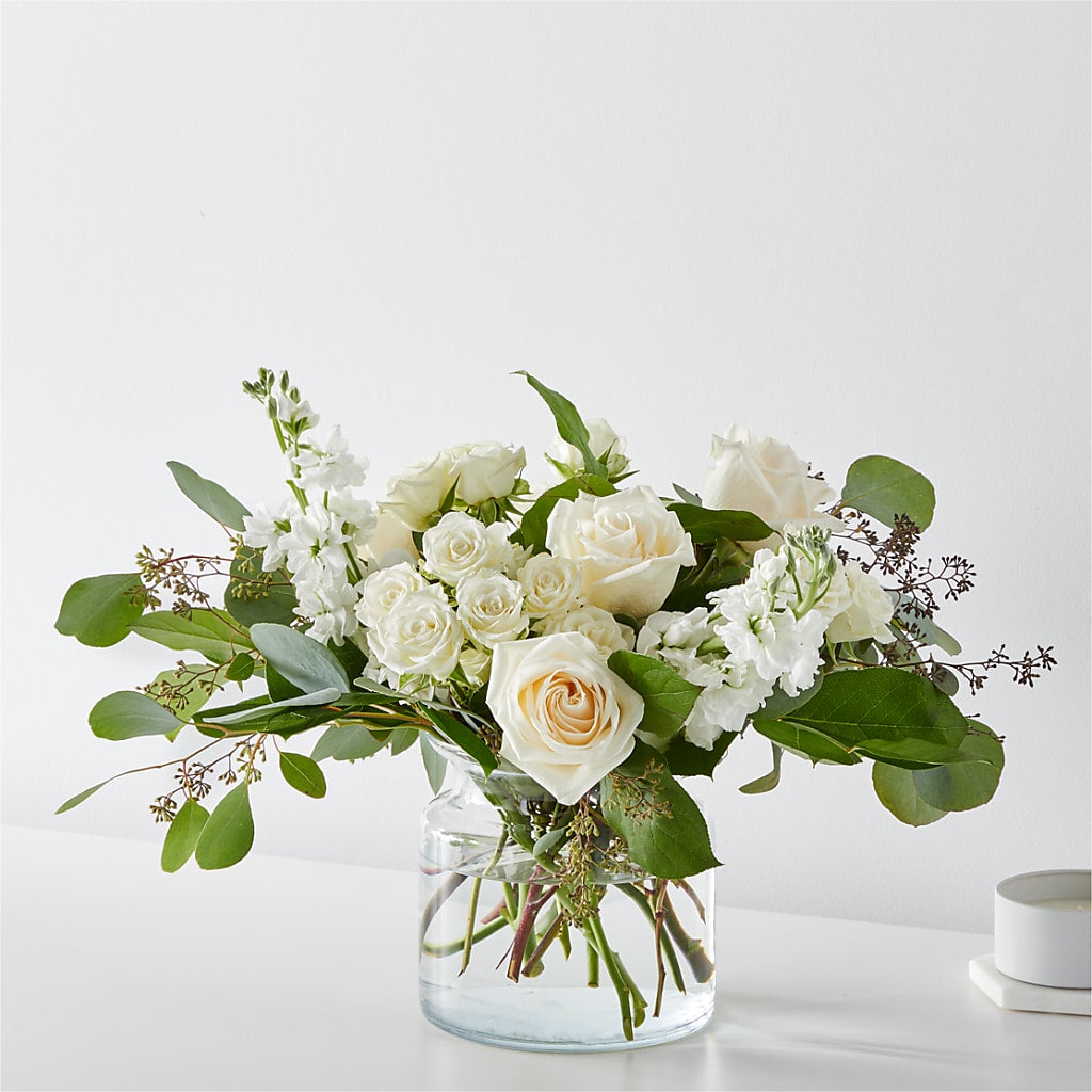 Fresh Linen Bouquet – All About Flowers, Bellingham WA