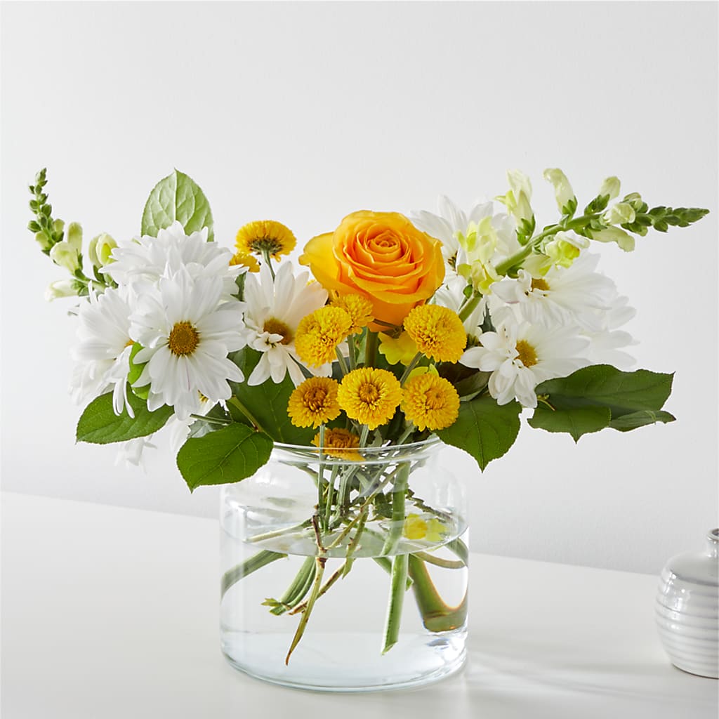 Sun Salutation Bouquet – All About Flowers, Bellingham WA