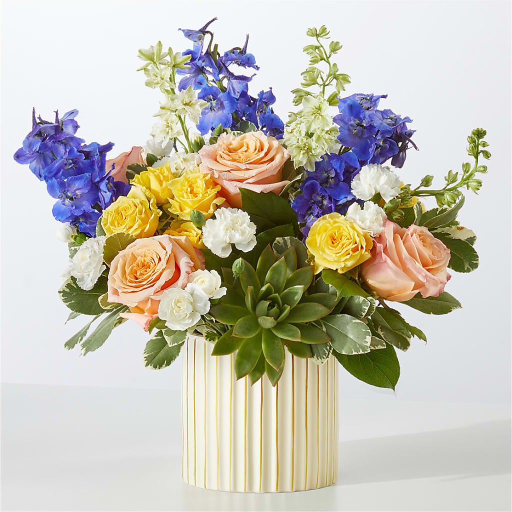 Cobalt Reverie Bouquet – All About Flowers, Bellingham WA