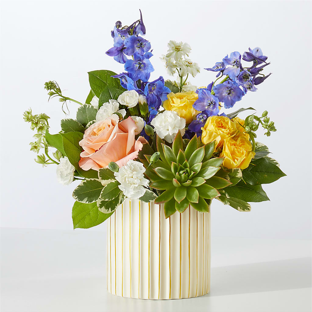 Cobalt Reverie Bouquet – All About Flowers, Bellingham WA