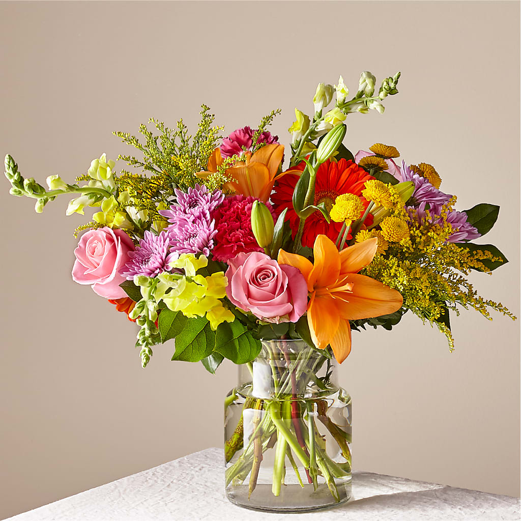 Party Punch Bouquet – All About Flowers, Bellingham WA