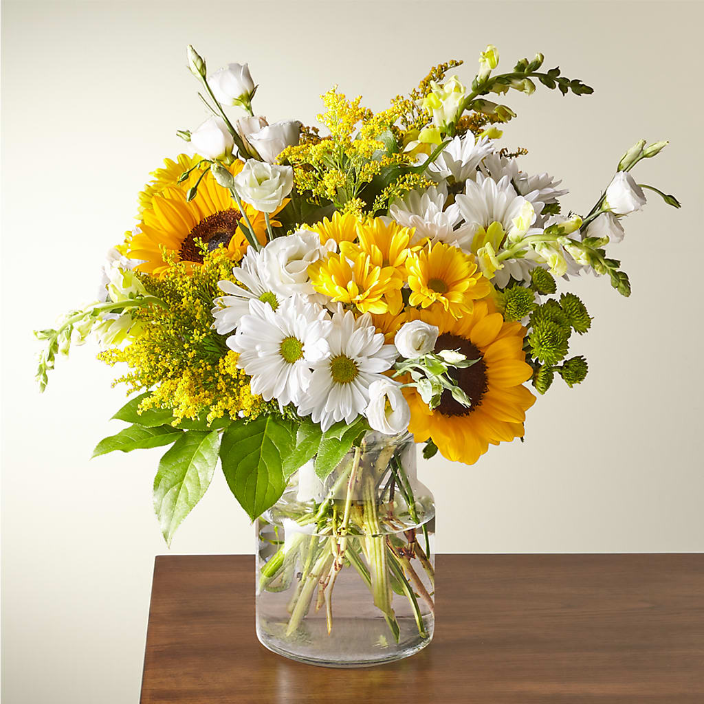 Hello Sunshine Bouquet – All About Flowers, Bellingham WA