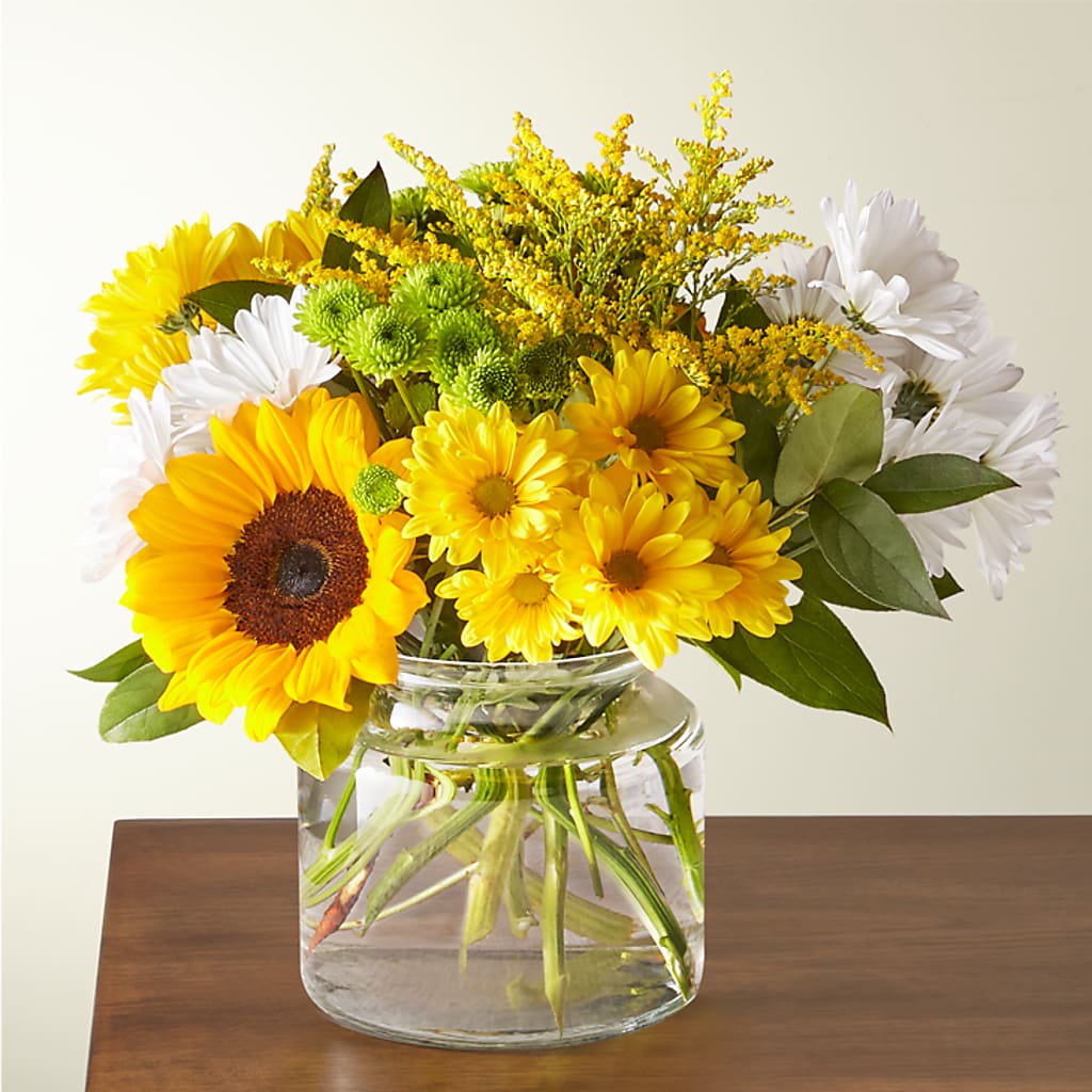 Hello Sunshine Bouquet – All About Flowers, Bellingham WA