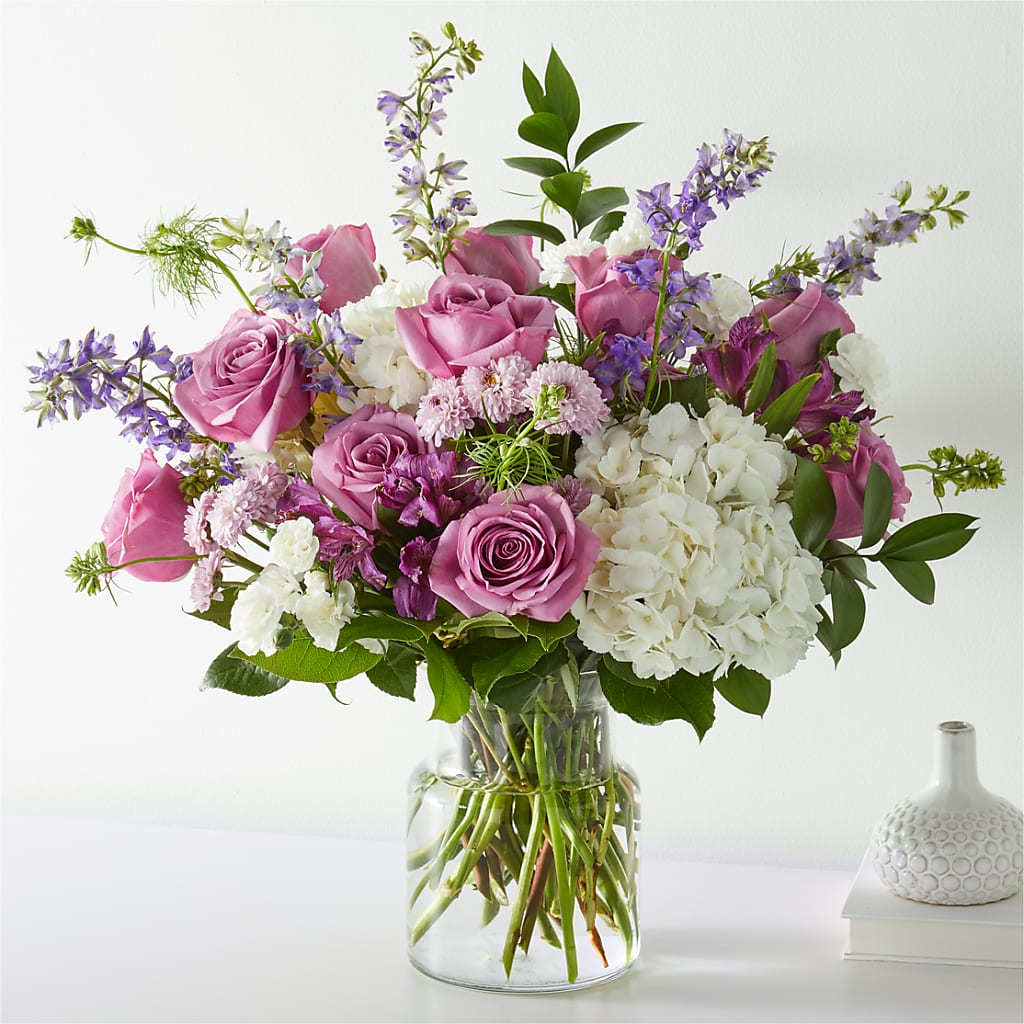 Violet Caress Bouquet – All About Flowers, Bellingham WA