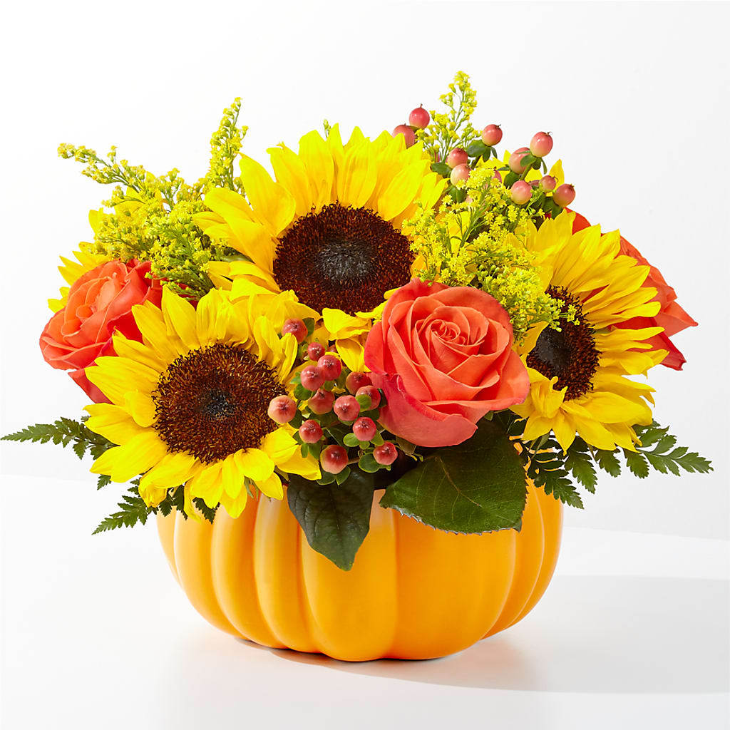 Pick of the Patch Pumpkin Bouquet – All About Flowers, Bellingham WA