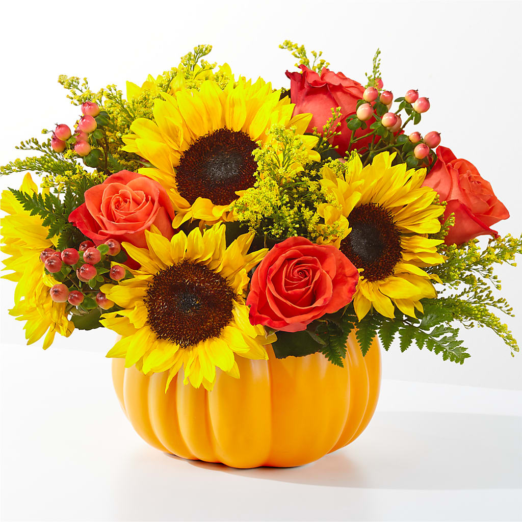 Pick of the Patch Pumpkin Bouquet – All About Flowers, Bellingham WA