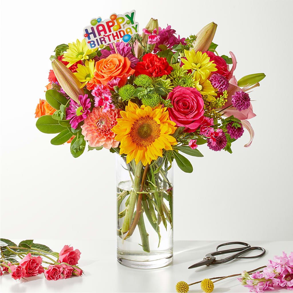 Cue the Confetti - A Florist Original – All About Flowers, Bellingham WA