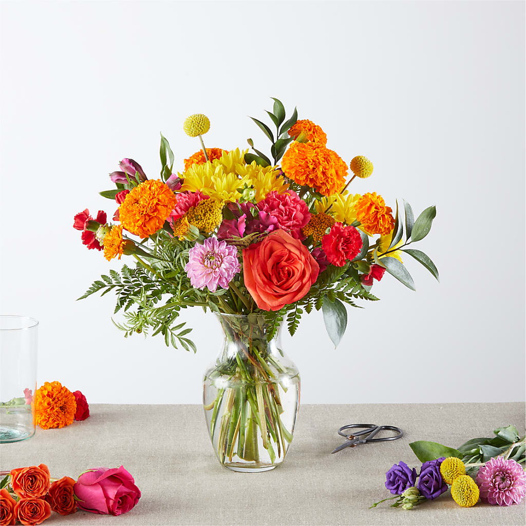 Feast of Color – A Florist Original – All About Flowers, Bellingham WA