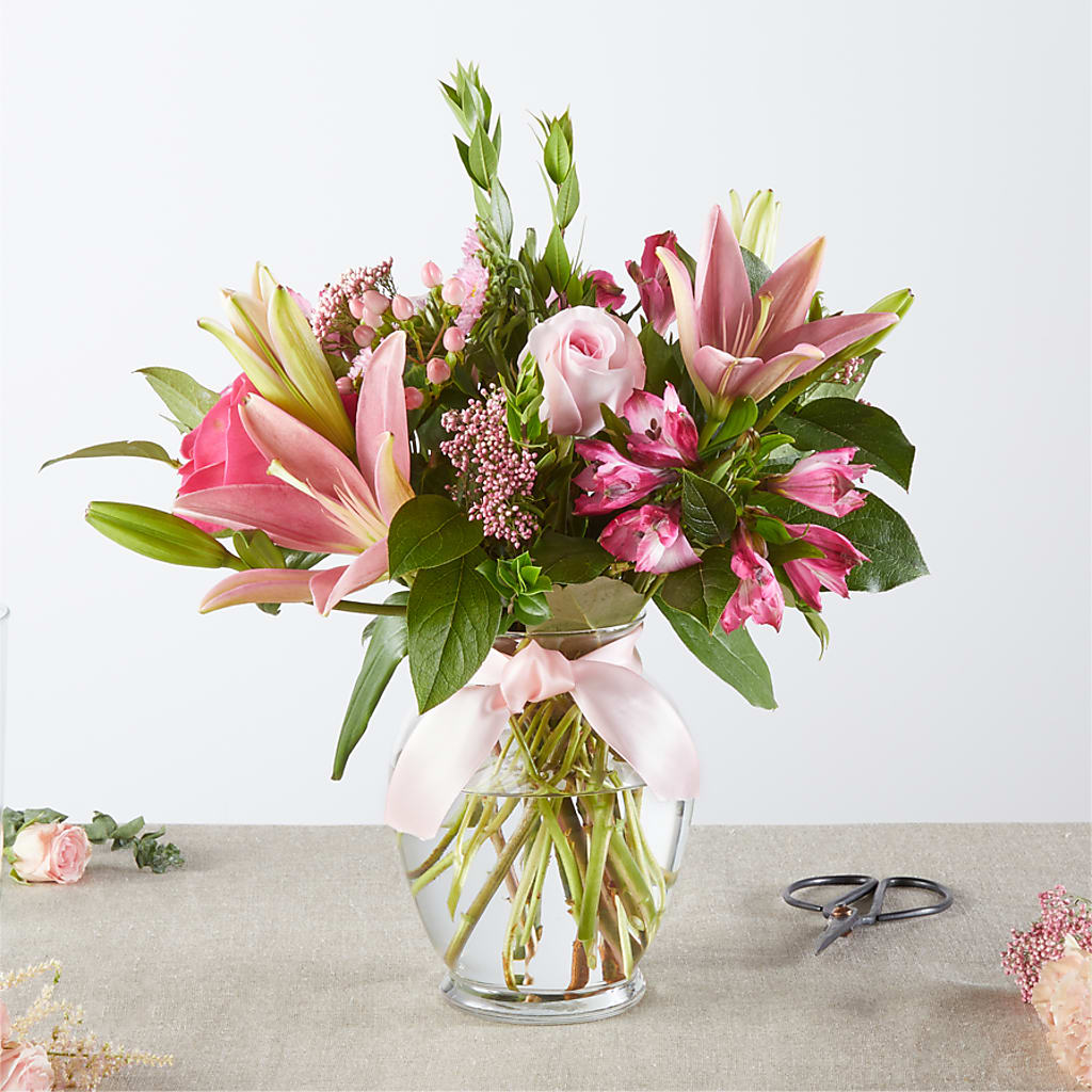 Pink Ribbon - A Florist Original – All About Flowers, Bellingham WA
