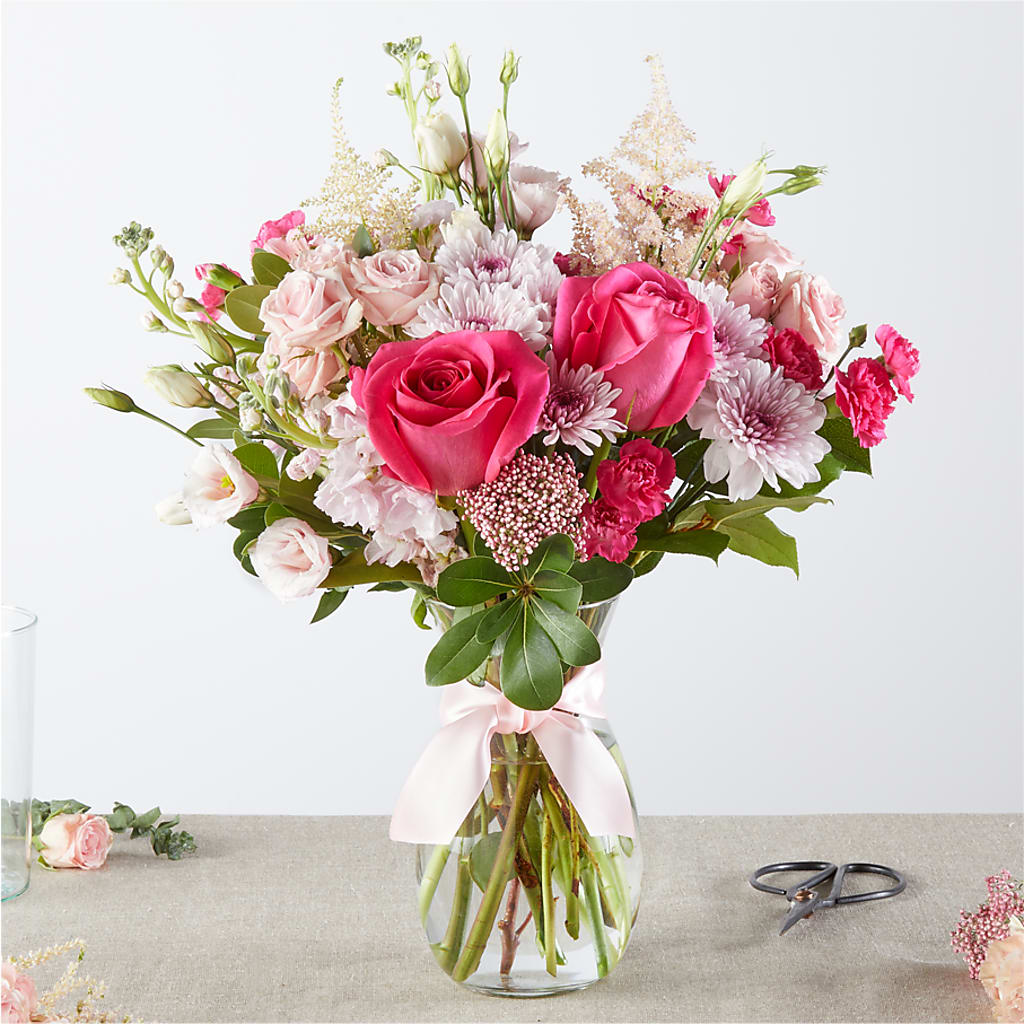 Pink Ribbon - A Florist Original – All About Flowers, Bellingham WA