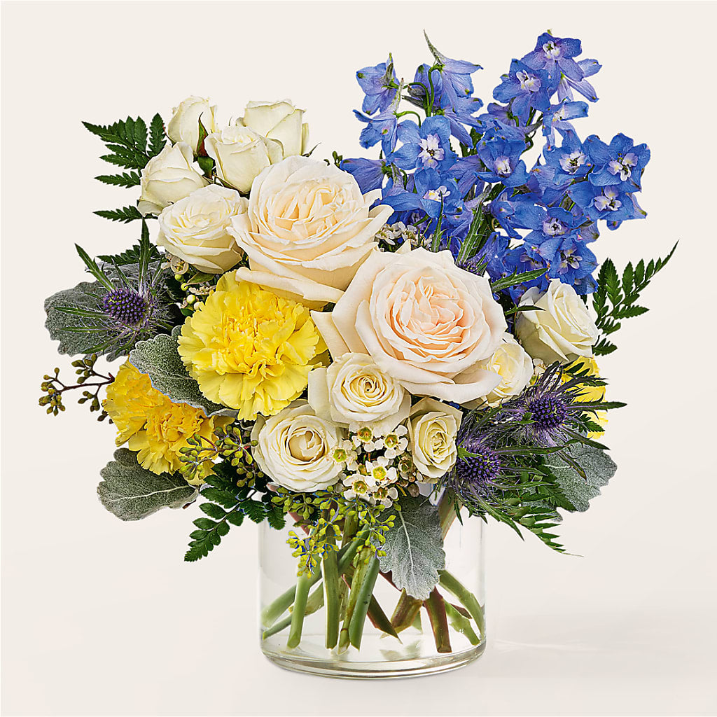 Lemon Sorbet Bouquet – All About Flowers, Bellingham WA