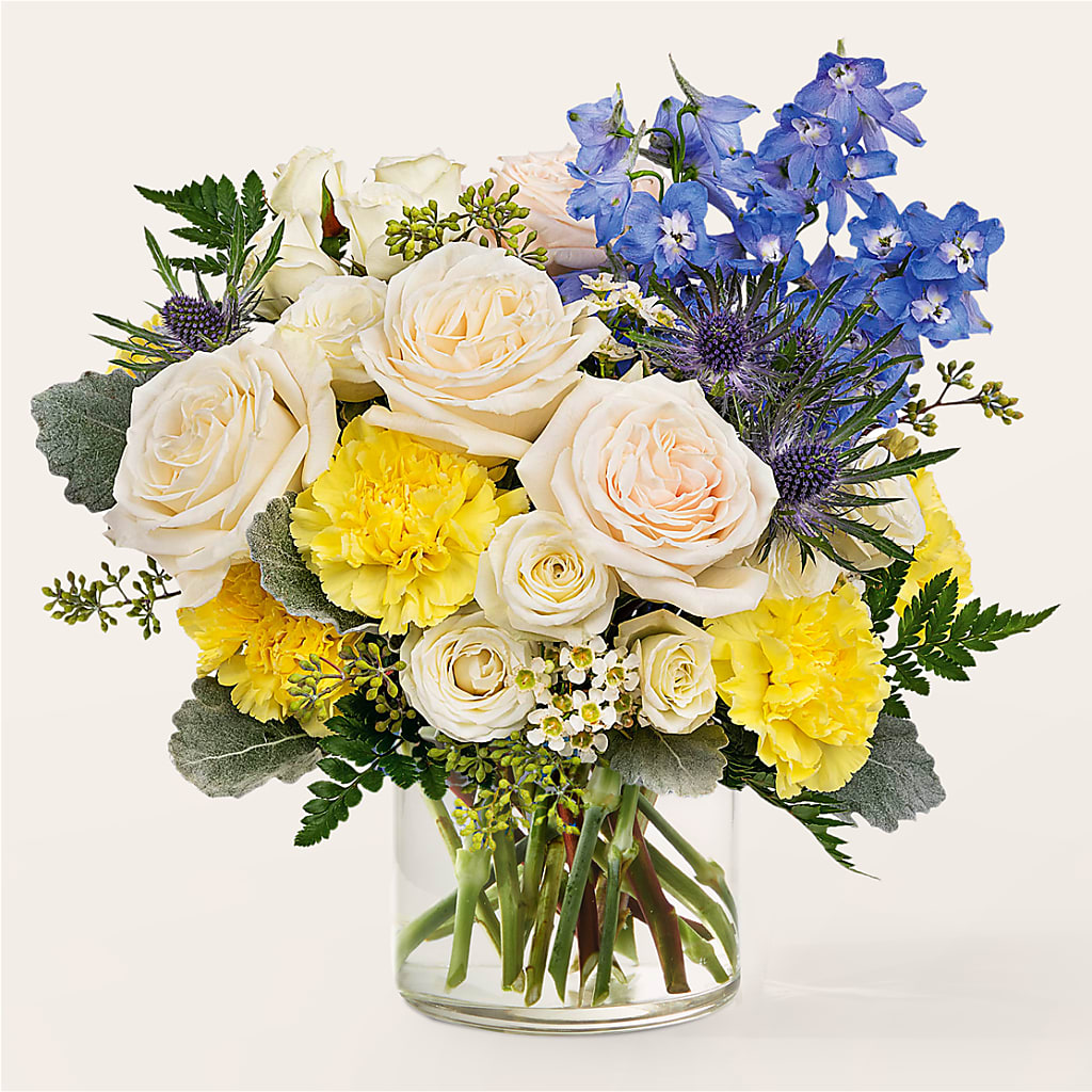 Lemon Sorbet Bouquet – All About Flowers, Bellingham WA