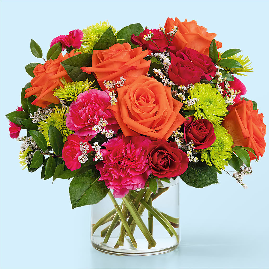 Colorful Carnival Bouquet – All About Flowers, Bellingham WA