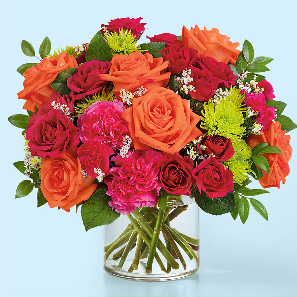 Colorful Carnival Bouquet – All About Flowers, Bellingham WA