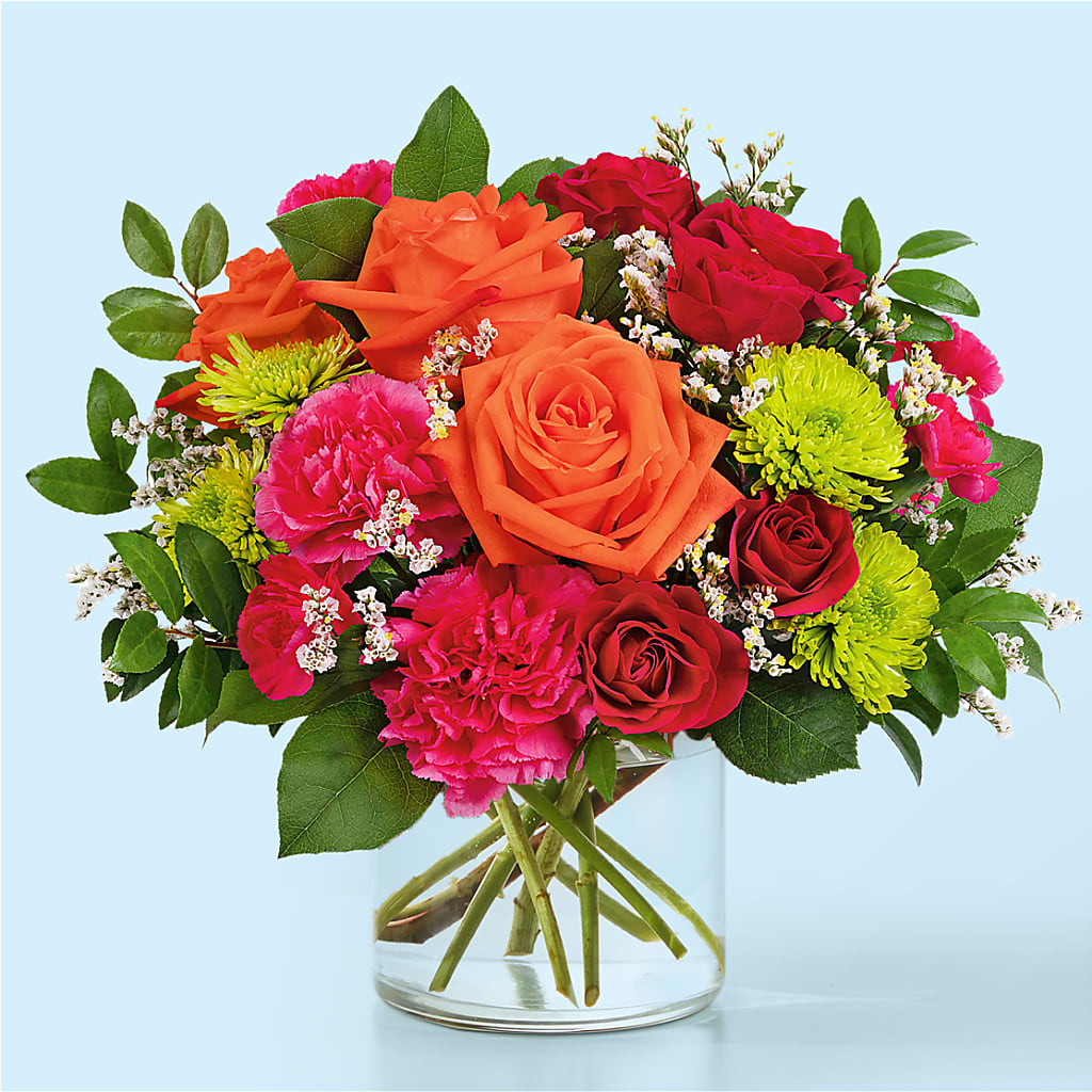 Colorful Carnival Bouquet – All About Flowers, Bellingham WA