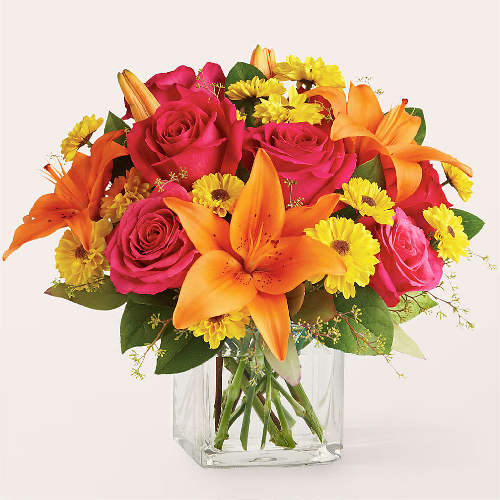 Neon Lights Bouquet – All About Flowers, Bellingham WA