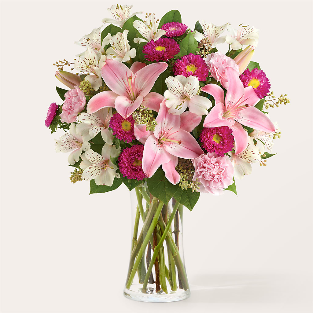 Feeling Fuchsia Bouquet – All About Flowers, Bellingham WA