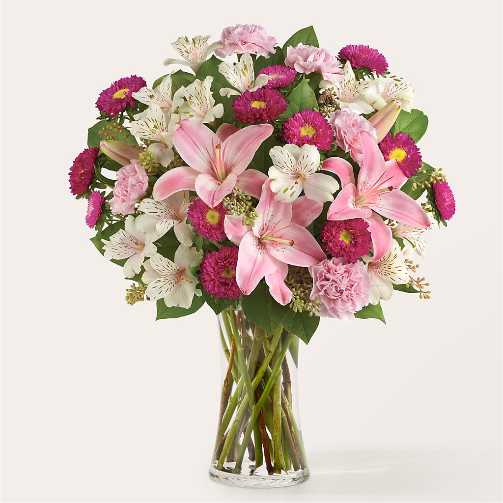 Feeling Fuchsia Bouquet – All About Flowers, Bellingham WA