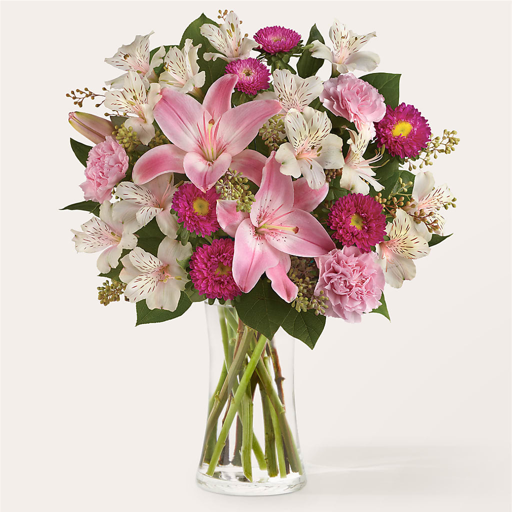 Feeling Fuchsia Bouquet – All About Flowers, Bellingham WA