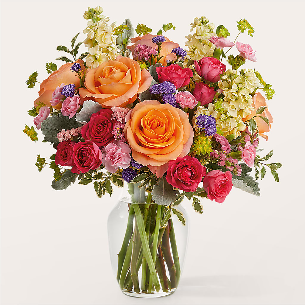 Tangerine Tango Bouquet – All About Flowers, Bellingham WA