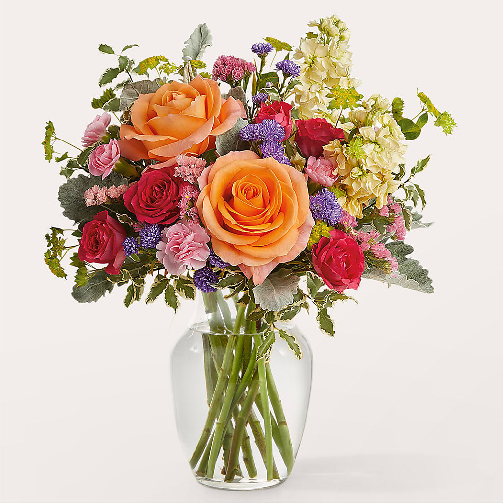 Tangerine Tango Bouquet – All About Flowers, Bellingham WA