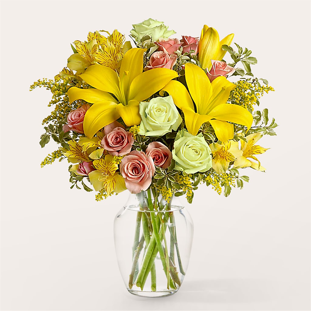 Sunburst Bouquet – All About Flowers, Bellingham WA