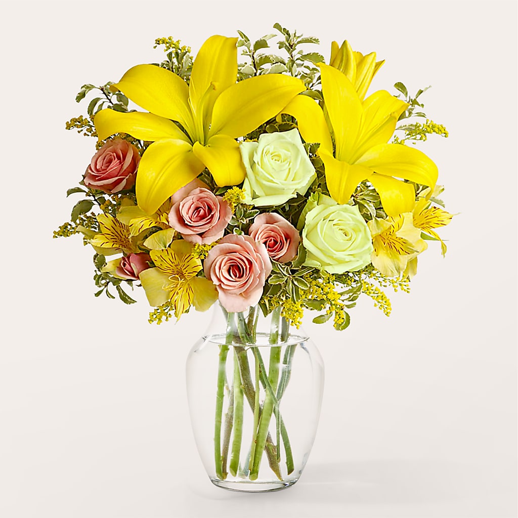 Sunburst Bouquet – All About Flowers, Bellingham WA