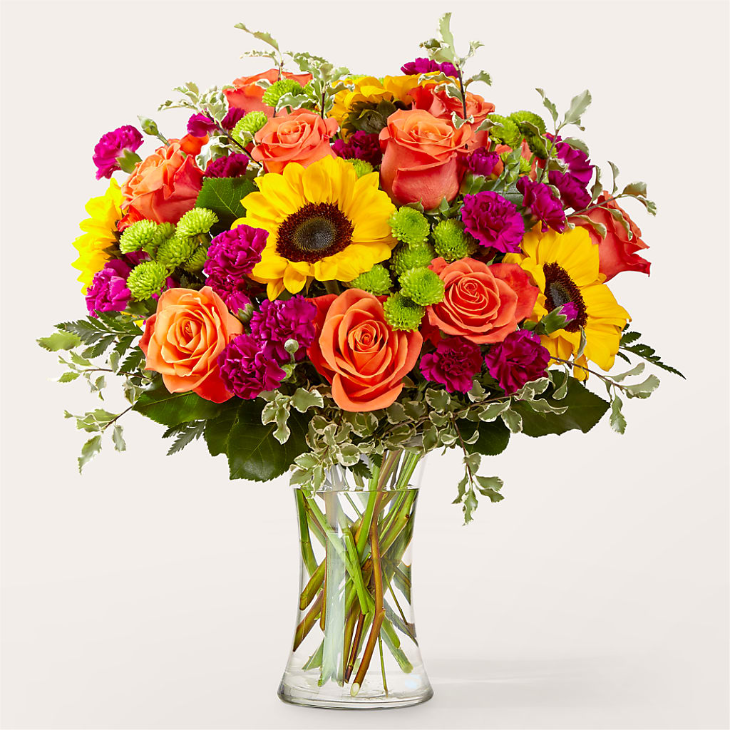 Warmth & Light Bouquet – All About Flowers, Bellingham WA