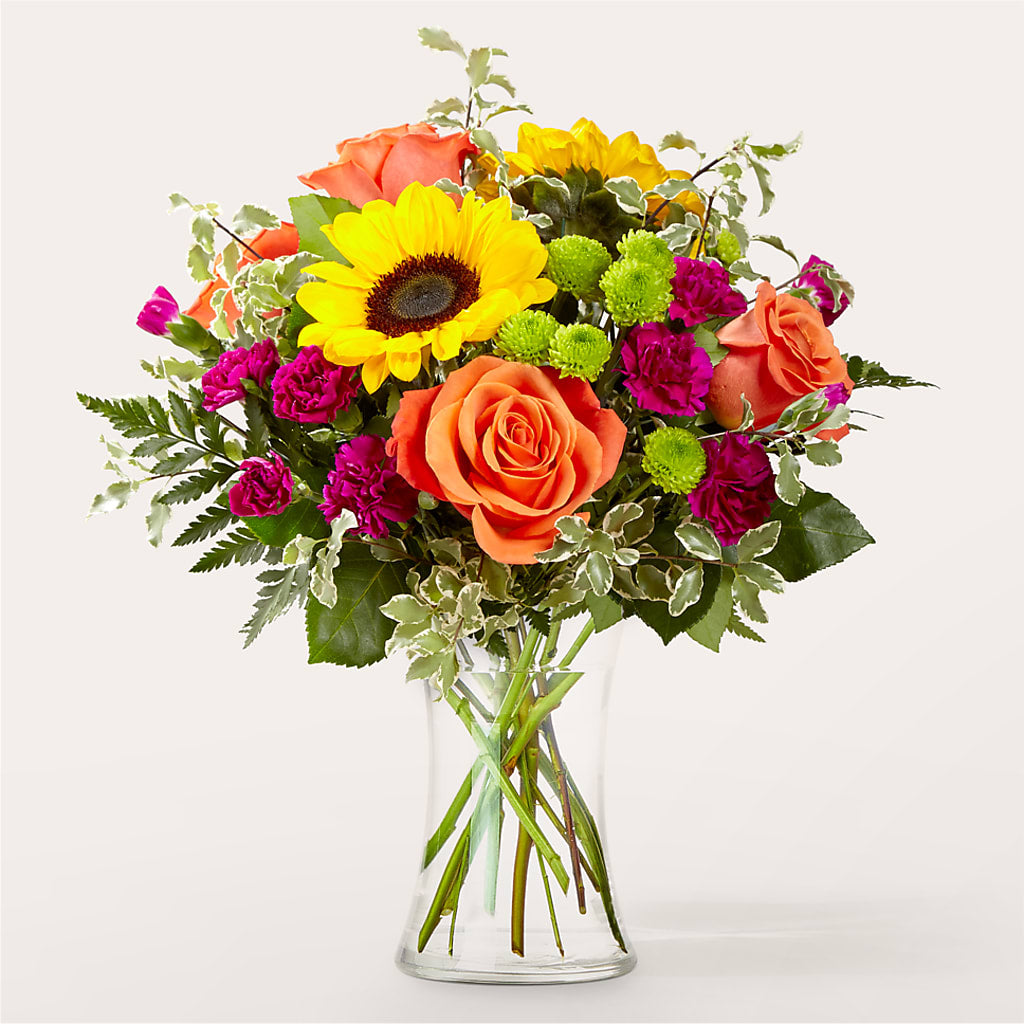 Warmth & Light Bouquet – All About Flowers, Bellingham WA