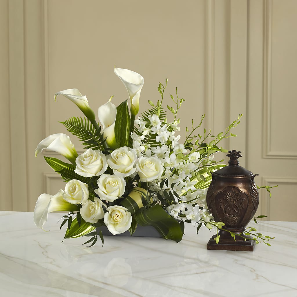 At Peace Arrangement – All About Flowers, Bellingham WA