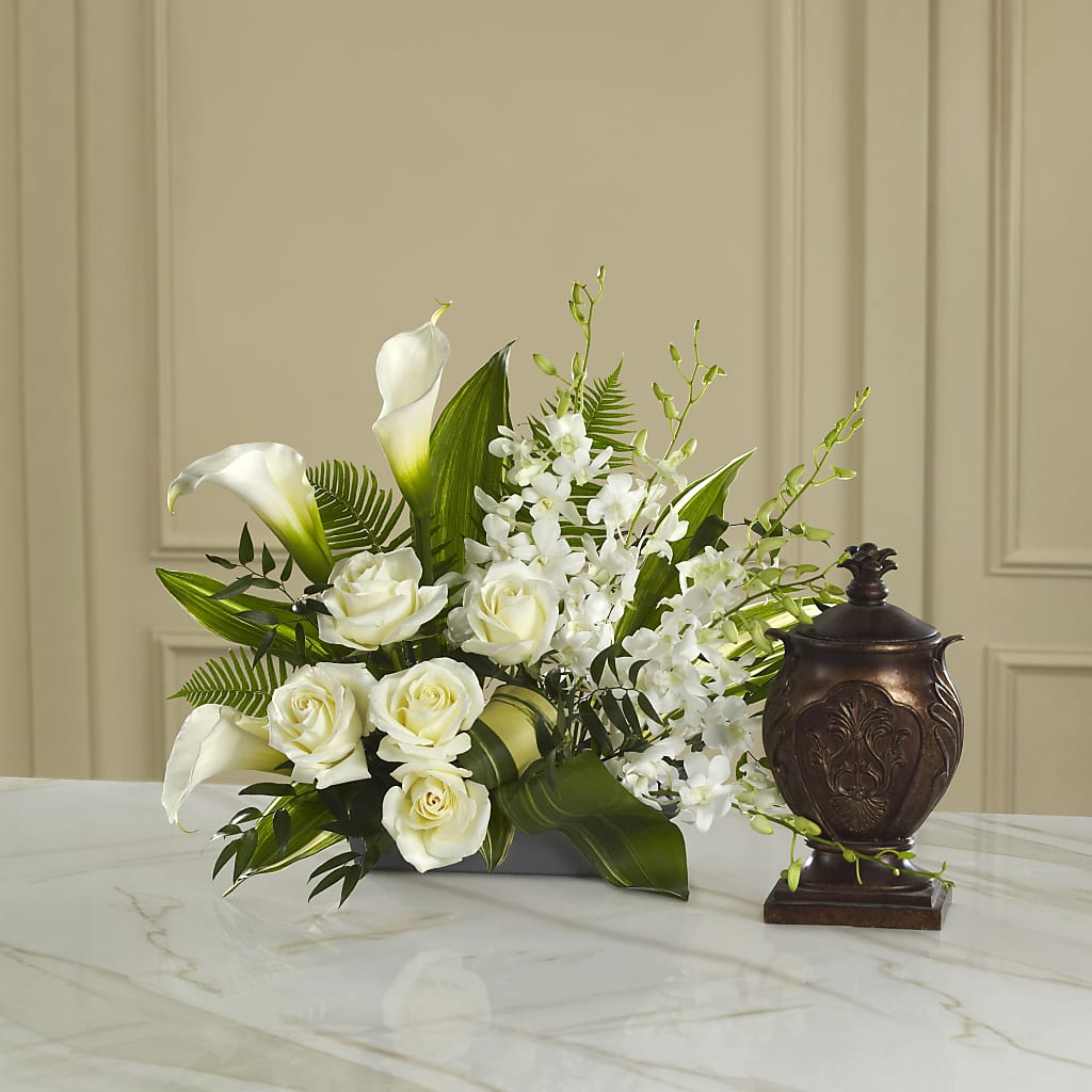 At Peace Arrangement – All About Flowers, Bellingham WA