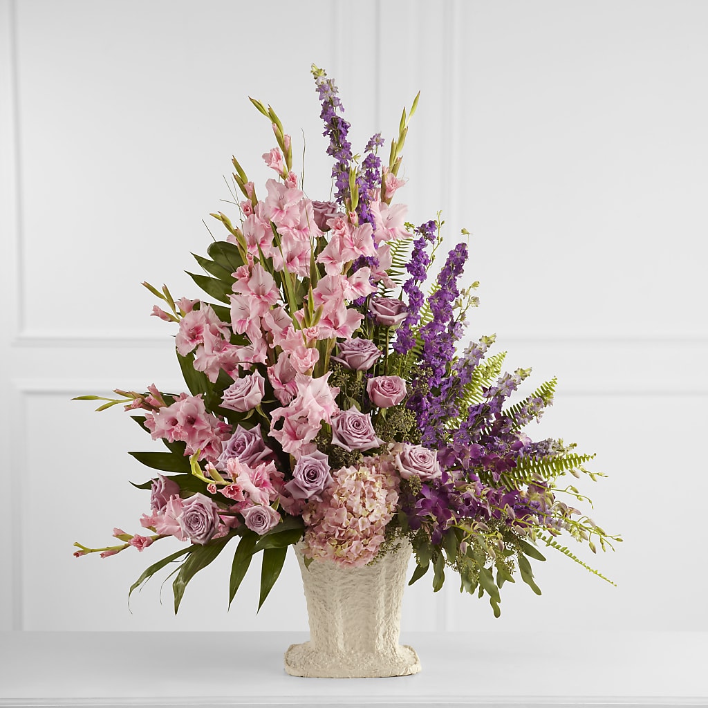 Flowing Garden Arrangement – All About Flowers, Bellingham WA