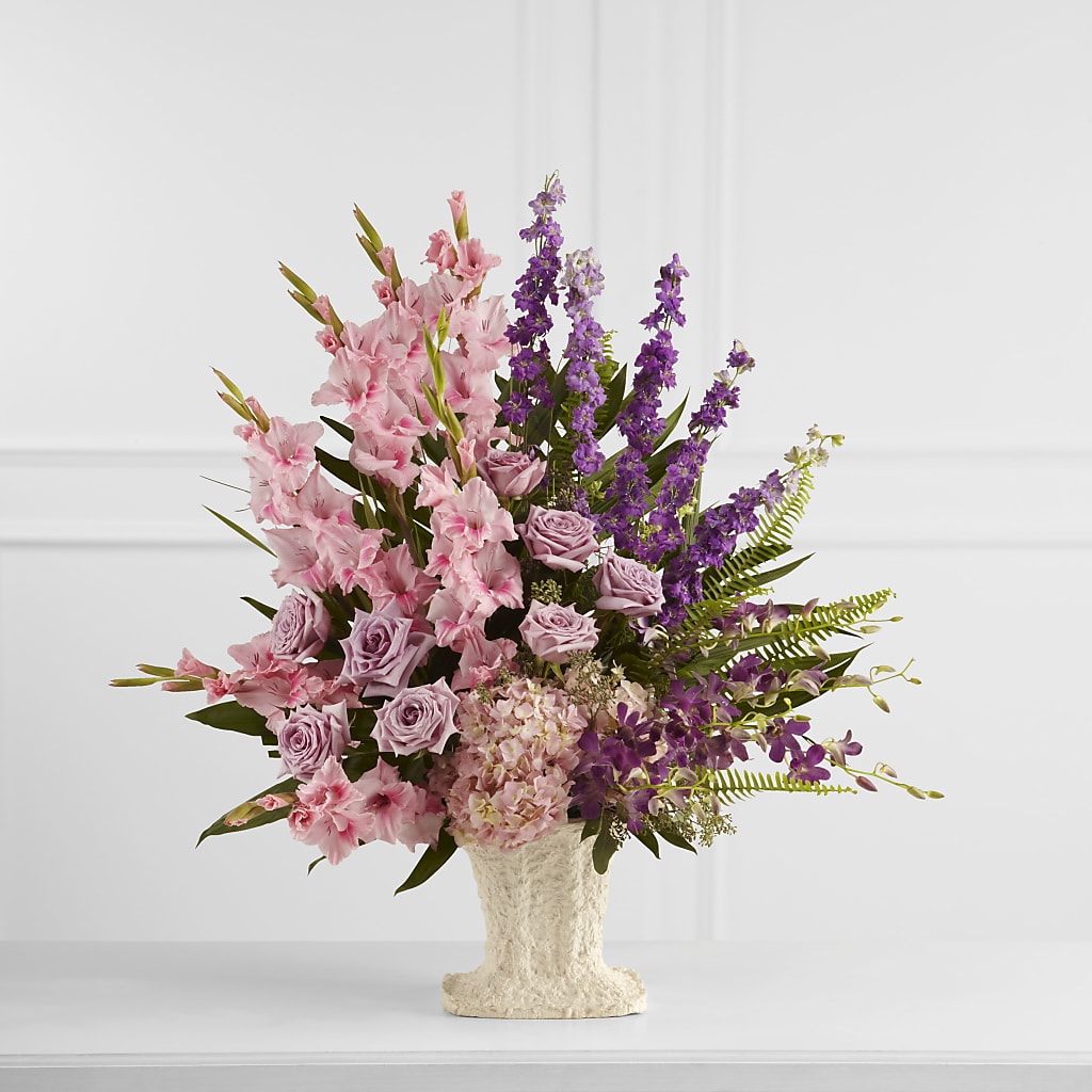 Flowing Garden Arrangement – All About Flowers, Bellingham WA