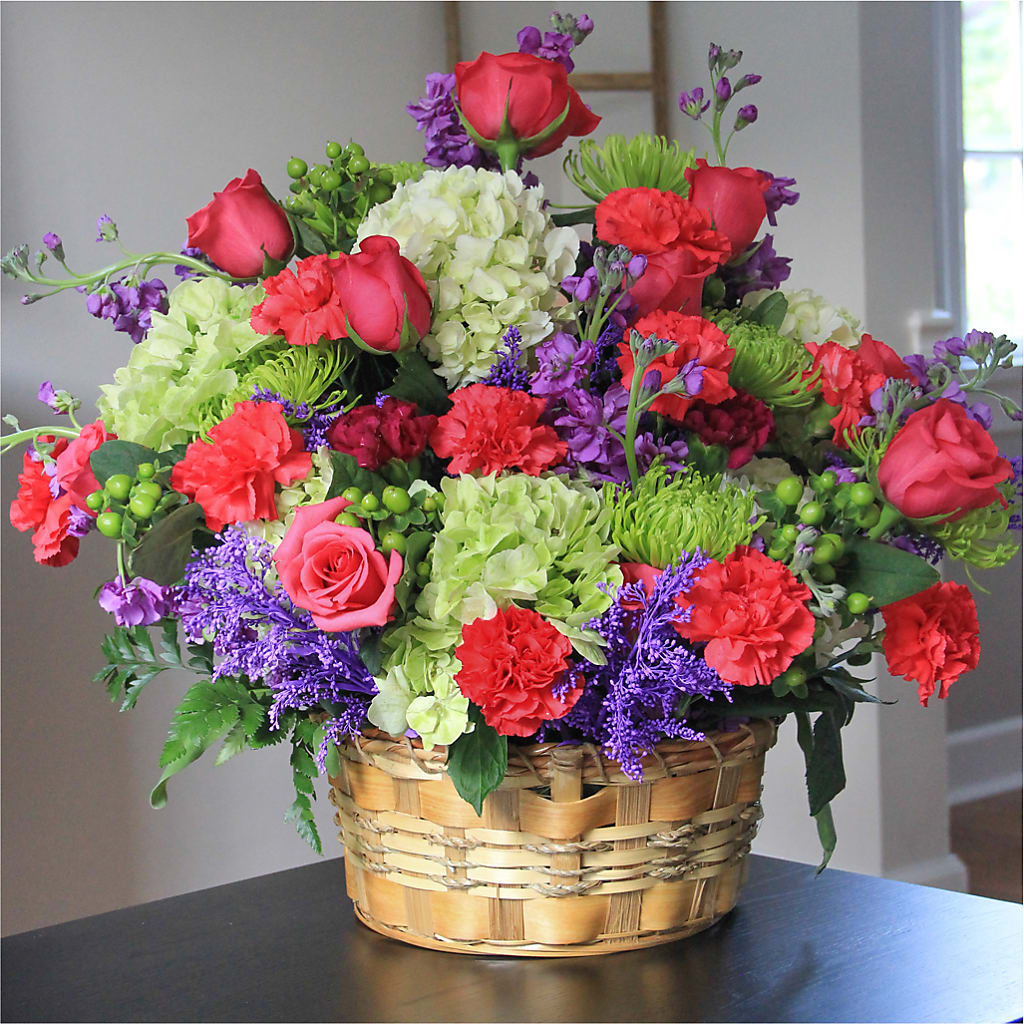 Warm Embrace Arrangement – All About Flowers, Bellingham WA
