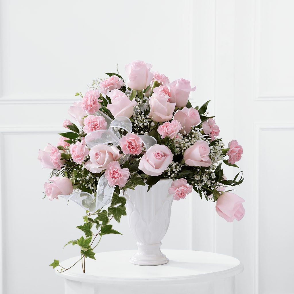 Deepest Sympathy Arrangement – All About Flowers, Bellingham WA