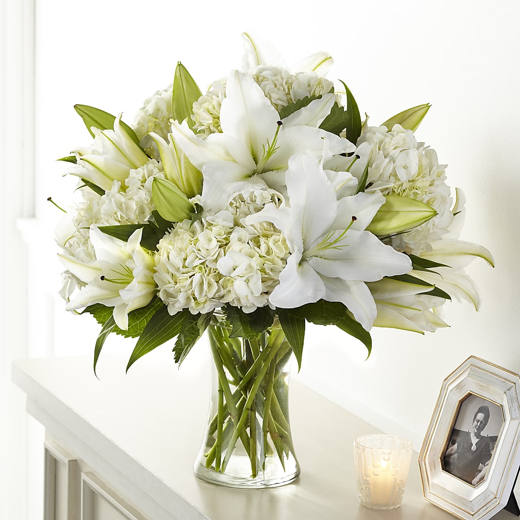Compassionate Lily Bouquet – All About Flowers, Bellingham WA