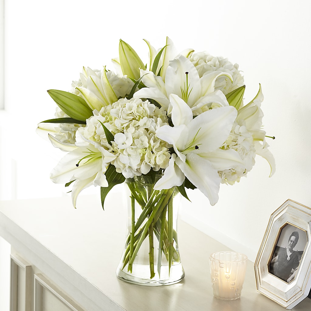 Compassionate Lily Bouquet – All About Flowers, Bellingham WA