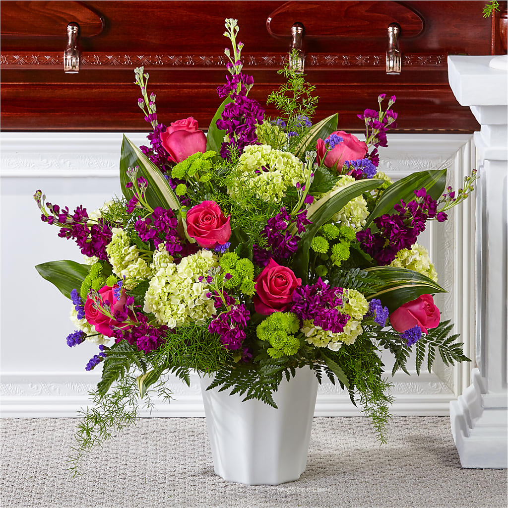 Beautiful Horizons Floor Basket – All About Flowers, Bellingham WA