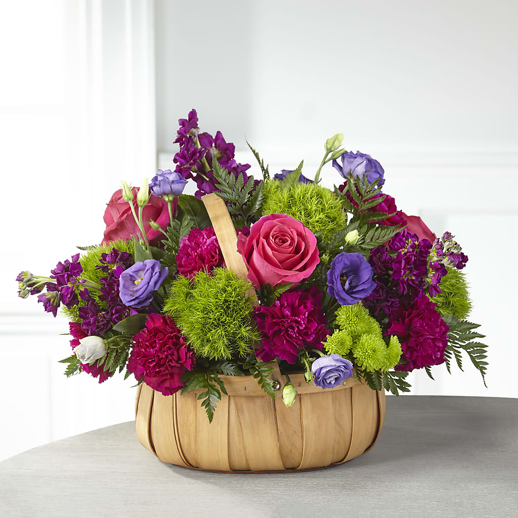Serene Sanctuary Basket – All About Flowers, Bellingham WA