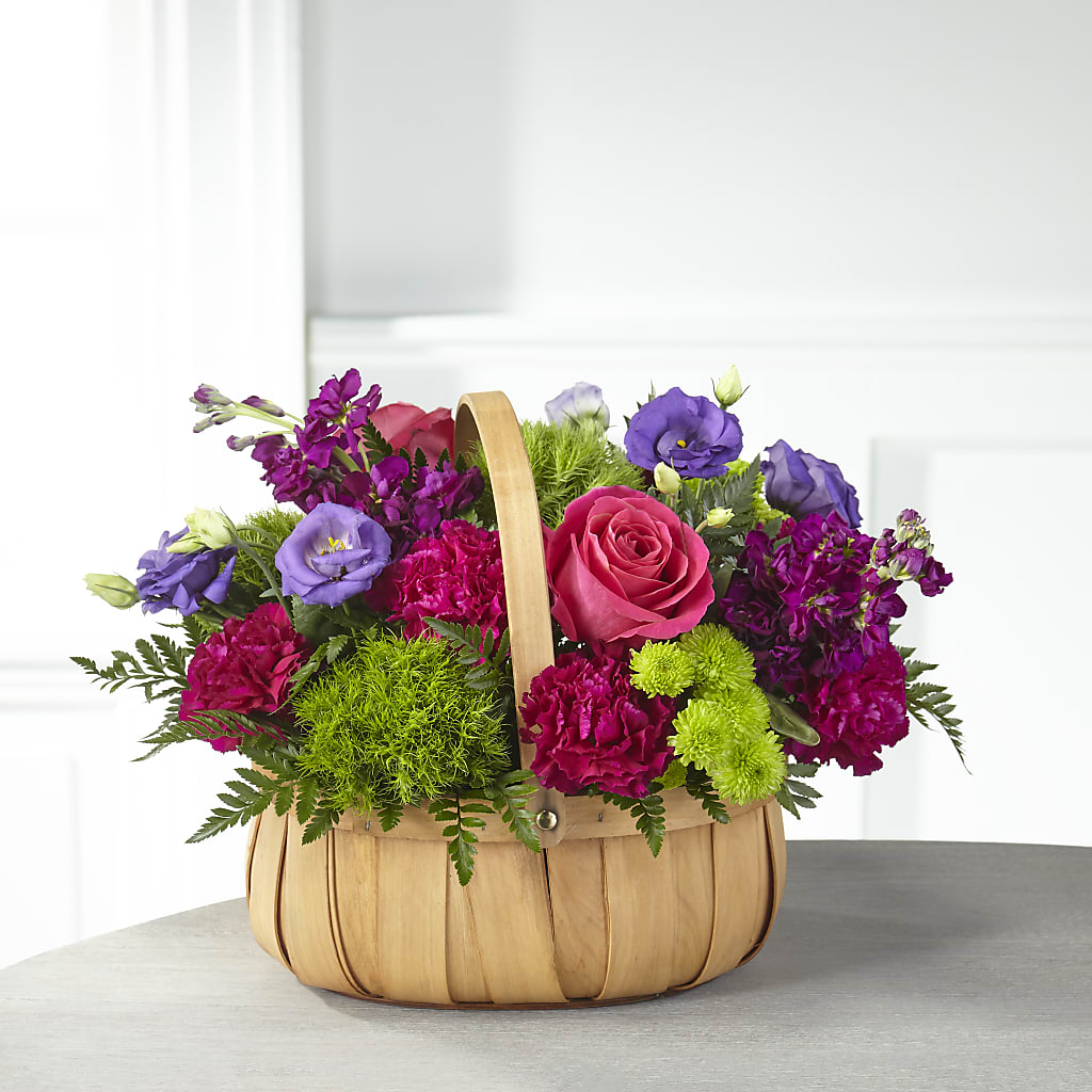 Serene Sanctuary Basket – All About Flowers, Bellingham WA