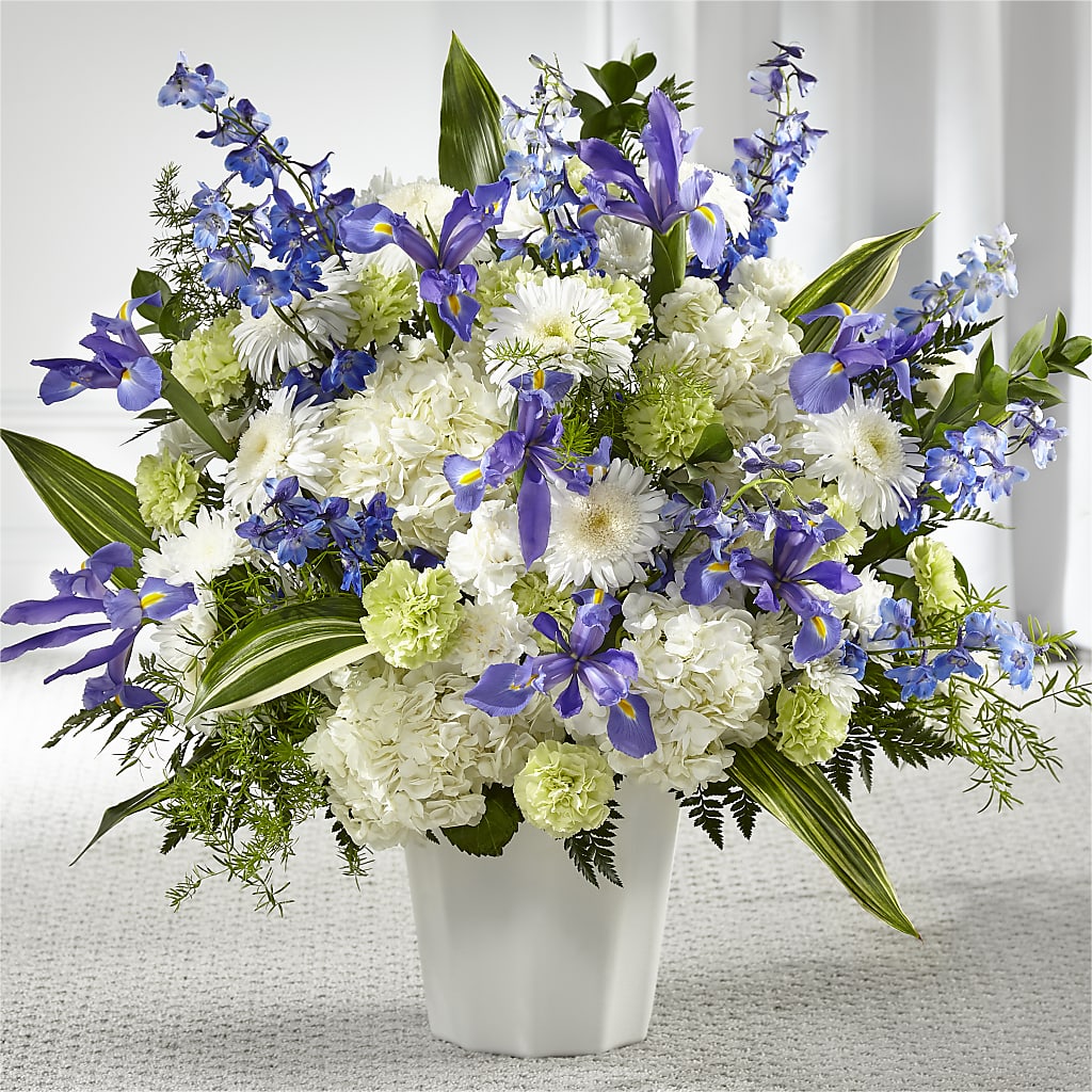 Soft Serenity Floor Basket – All About Flowers, Bellingham WA