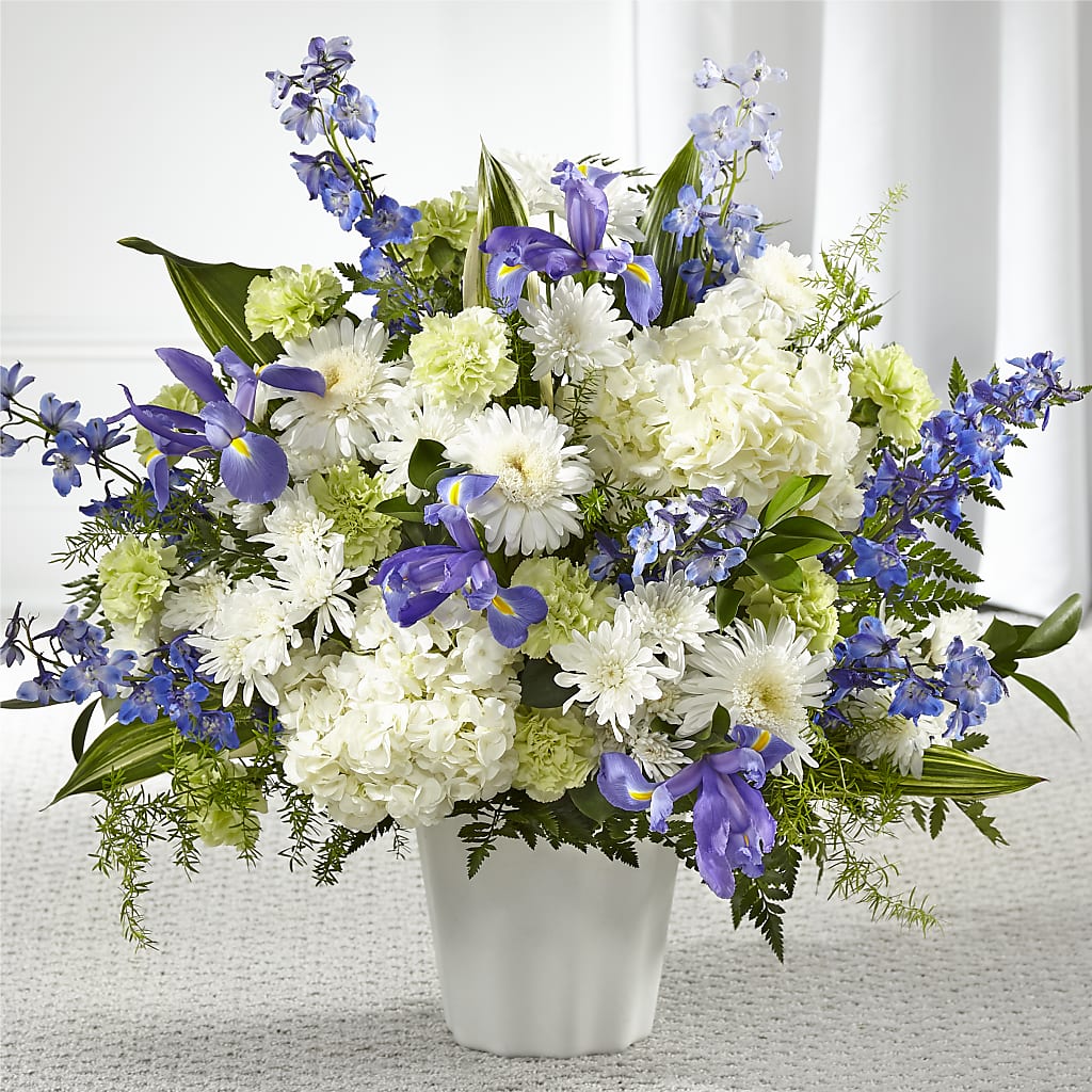Soft Serenity Floor Basket – All About Flowers, Bellingham WA