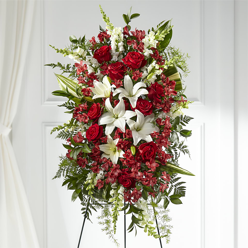 Everlasting Memory Standing Spray – All About Flowers, Bellingham WA