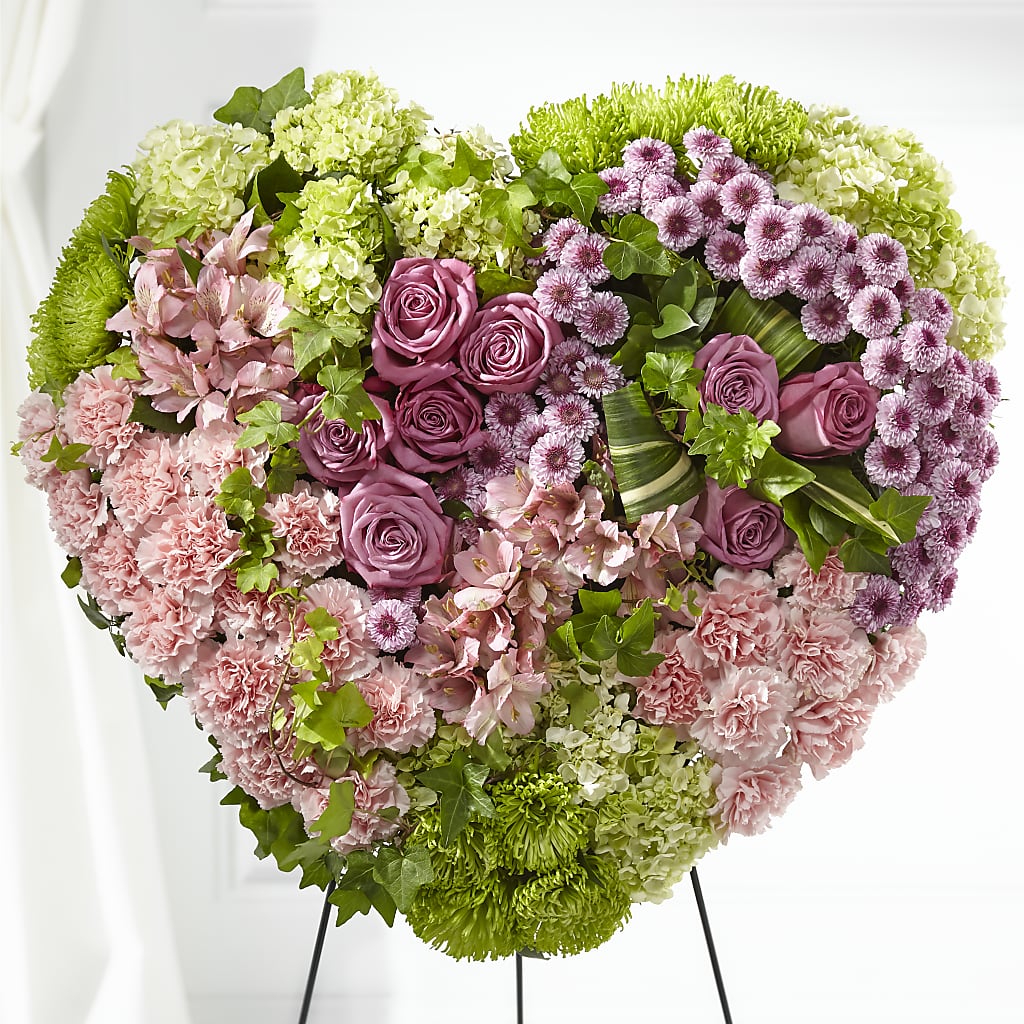 Heartwarming Standing Heart – All About Flowers, Bellingham WA