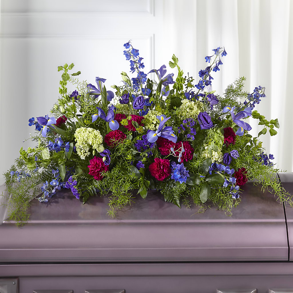 Always Treasured Casket Spray – All About Flowers, Bellingham WA