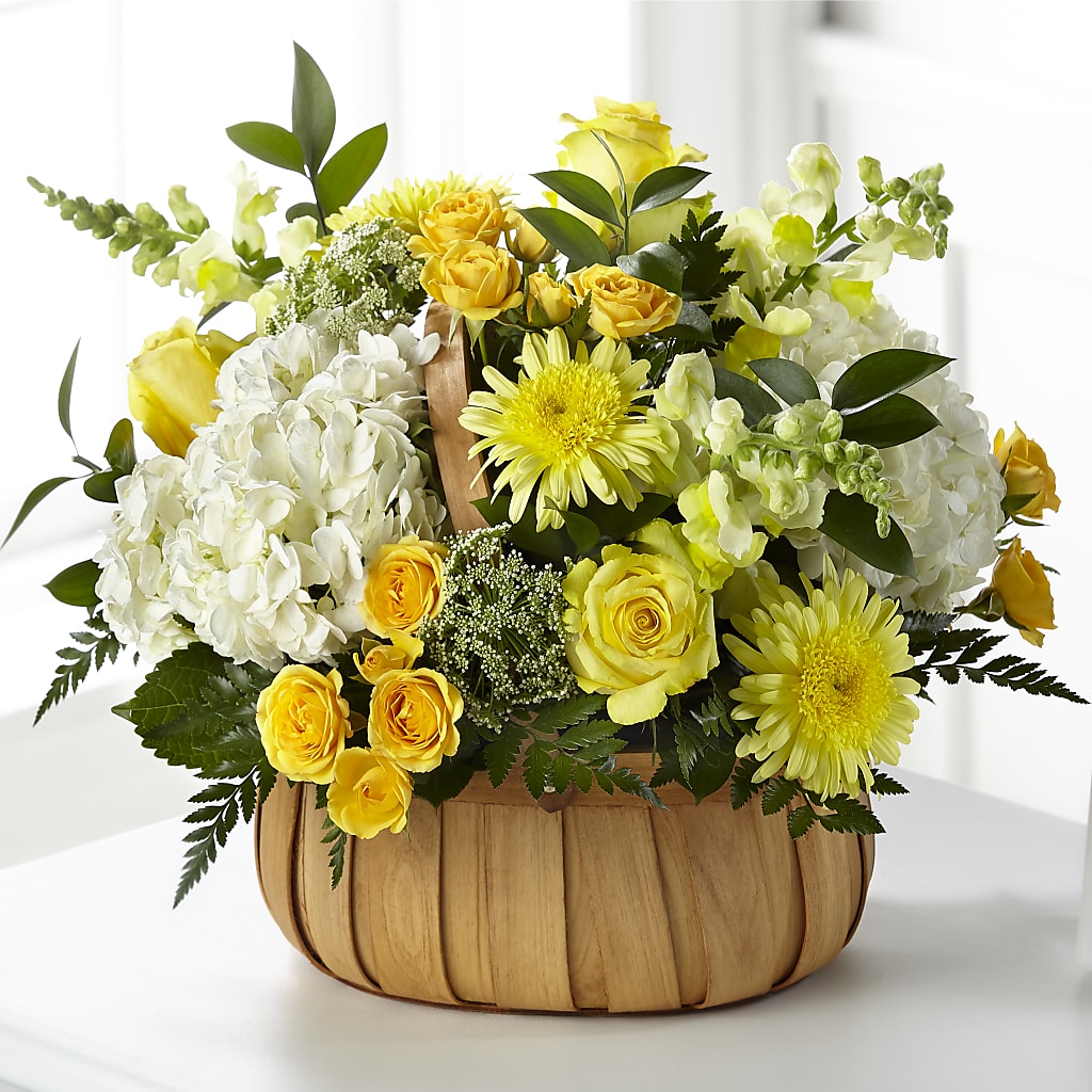 Rustic Remembrance Basket – All About Flowers, Bellingham WA