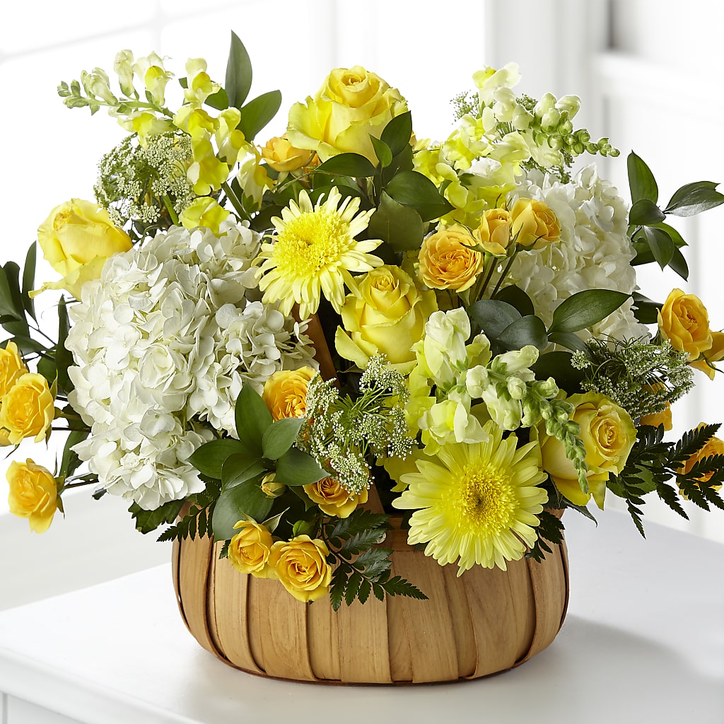 Rustic Remembrance Basket – All About Flowers, Bellingham WA
